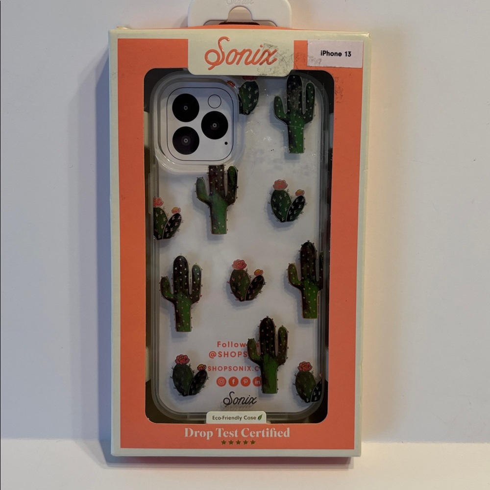 Sonix Apple iPhone 13 Clear Coat Case in Prickly Pear